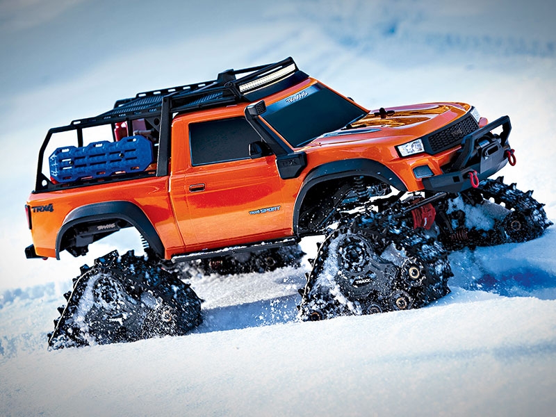 Traxxas TRX-4 Sport with Deep-Terrain Traxx and Clipless Body - Orange TRX82234-4-ORNG