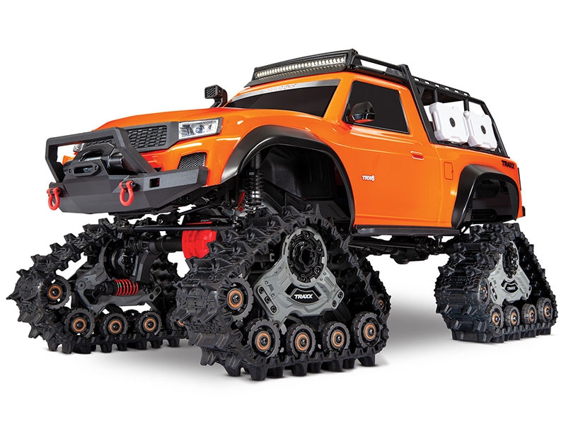 Traxxas TRX-4 Sport with Deep-Terrain Traxx and Clipless Body - Orange ...