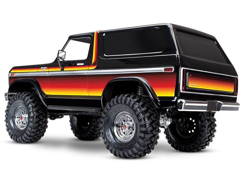 Traxxas TRX-4 1979 Ford Bronco 1:10 4x4 Electric RTD All-Terrain Crawler with Clipless Body - Sun TRX82246-4-SUN