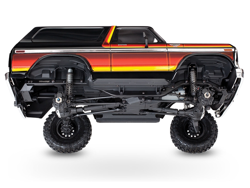 Traxxas TRX-4 1979 Ford Bronco 1:10 4x4 Electric RTD All-Terrain Crawler with Clipless Body - Red TRX82246-4-RED