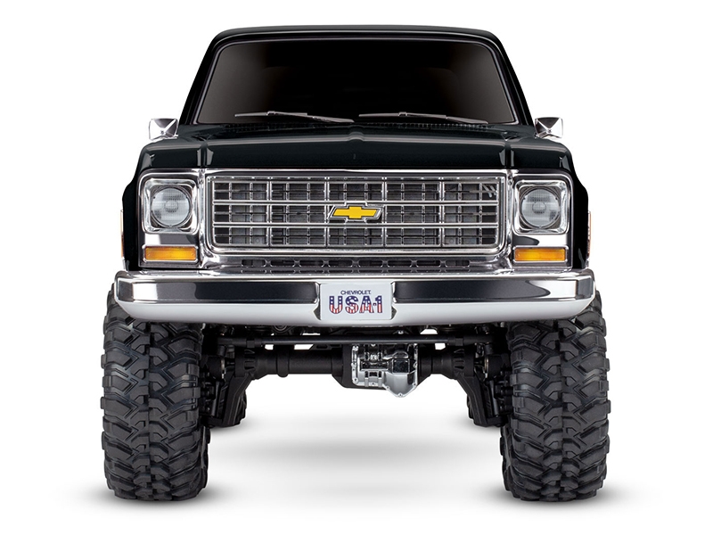 Traxxas TRX-4 1979 Chevy Blazer 1:10 4x4 Electric All-Terrain Crawler with Clipless Body - Black TRX82276-4-BLK