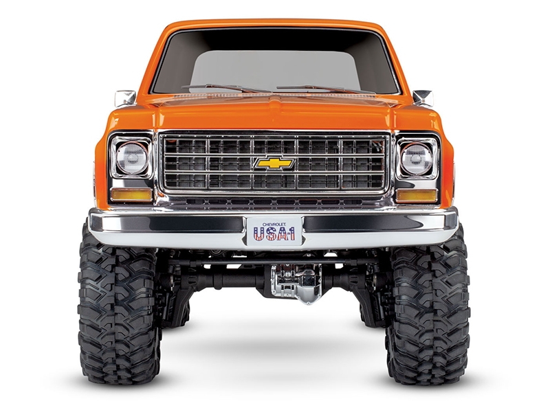 Traxxas TRX-4 1979 Chevy Blazer 1:10 4x4 Electric All-Terrain Crawler with Clipless Body - Orange TRX82276-4-ORNG