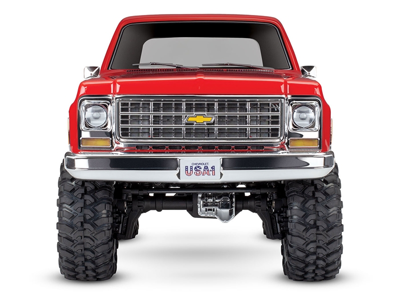 Traxxas TRX-4 1979 Chevy Blazer 1:10 4x4 Electric All-Terrain Crawler with Clipless Body - Red TRX82276-4-RED