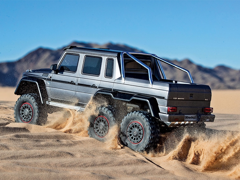 Traxxas TRX-6 Mercedes-Benz G 63 AMG XL-5 1:10 6x6 RTD Crawler - Silver  TRX88296-4-SLVR