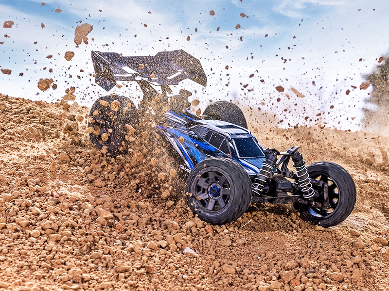 Traxxas Jato 4x4 BL-2S 1:8 4WD RTR Brushless Buggy - Blue TRX90154-4-BLUE