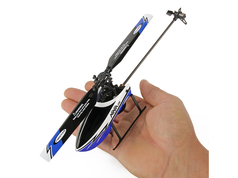 Twister Ninja 250 Helicopter with Co-Pilot Assist 6-Axis Stabilization and Altitude Hold (Blue) TWST1001B