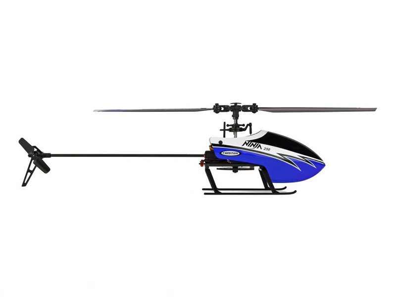 Twister Ninja 250 Helicopter with Co-Pilot Assist 6-Axis Stabilization and Altitude Hold (Blue) TWST1001B