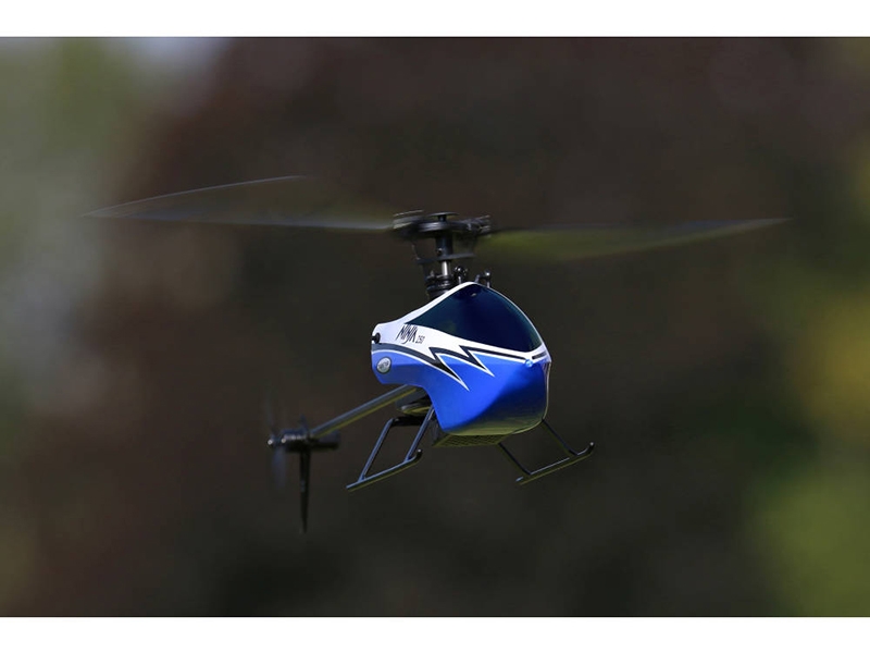 Twister Ninja 250 Helicopter with Co-Pilot Assist 6-Axis Stabilization and Altitude Hold (Blue) TWST1001B