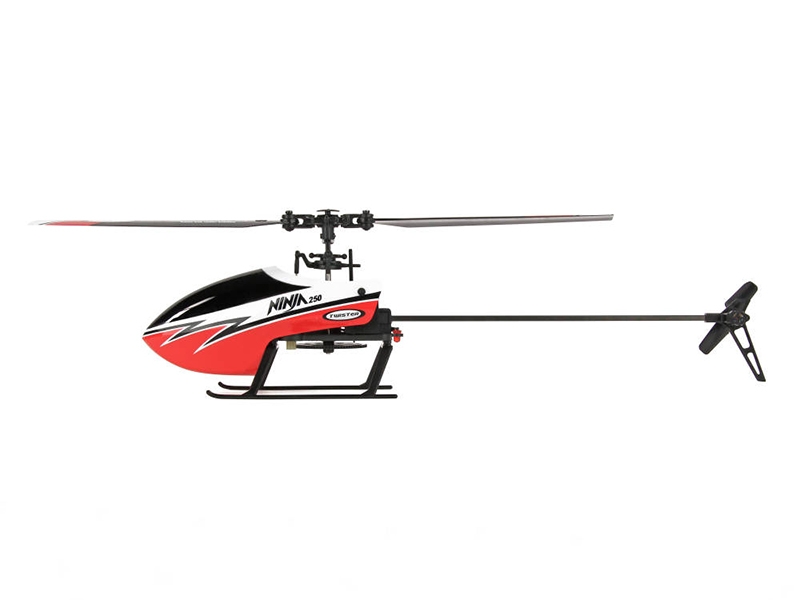 Twister Ninja 250 Helicopter with Co-Pilot Assist 6-Axis Stabilization and Altitude Hold (Red) TWST1001R