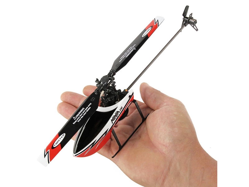 Twister Ninja 250 Helicopter with Co-Pilot Assist 6-Axis Stabilization and Altitude Hold (Red) TWST1001R