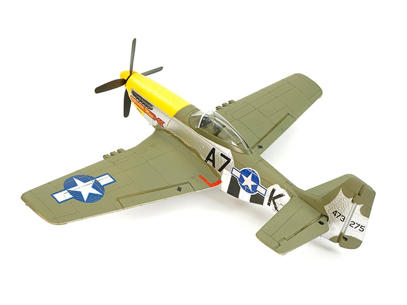 Volantex P-51D Mustang Green 4ch 500mm Brushless With Gyro RTF V768-2