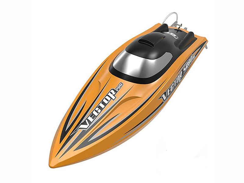 Volantex RC Vector SR80 Pro ARTR Boat (No Batt)- Black/Orange V798-4P