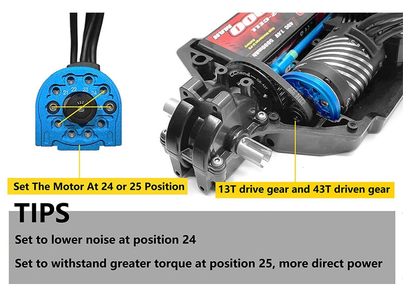 RC4WD Belt Drive Kit for Tamiya TT02 VVV-C1470