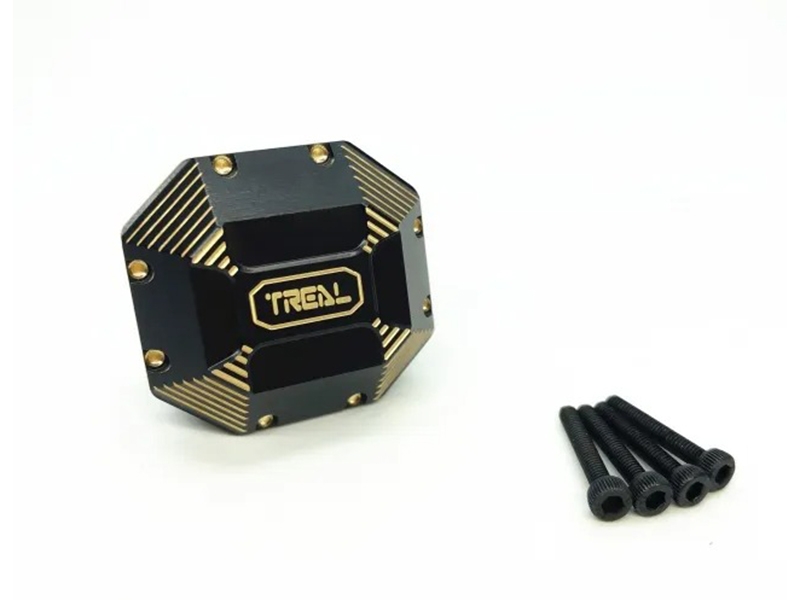 Treal Hobby Brass Diff Cover 84g Heavy Weight Differential Cover for Element RC Enduro X002C9GUYN