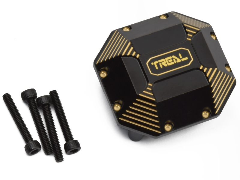 Treal Hobby Brass Diff Cover 84g Heavy Weight Differential Cover for Element RC Enduro X002C9GUYN