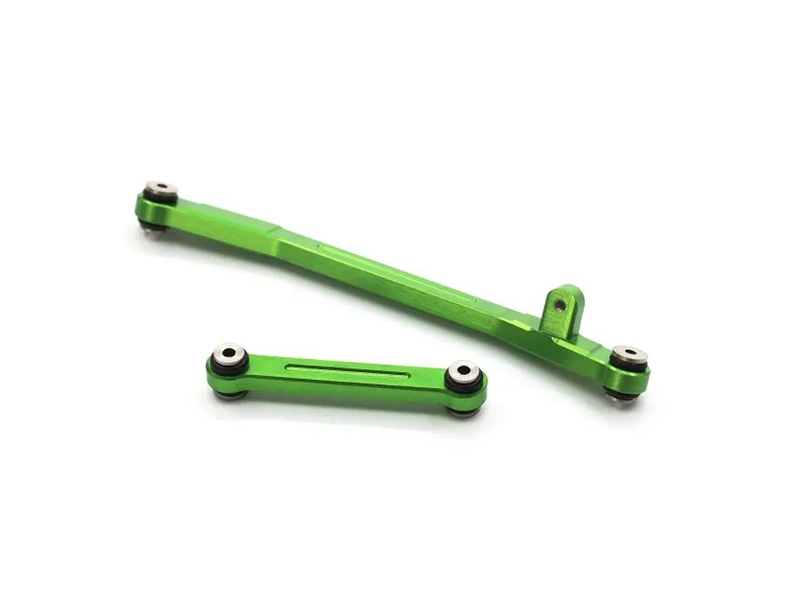 Treal Hobby SCX24 Aluminum 7075 Steering Links Set v2 (Green) X002RQJXKT