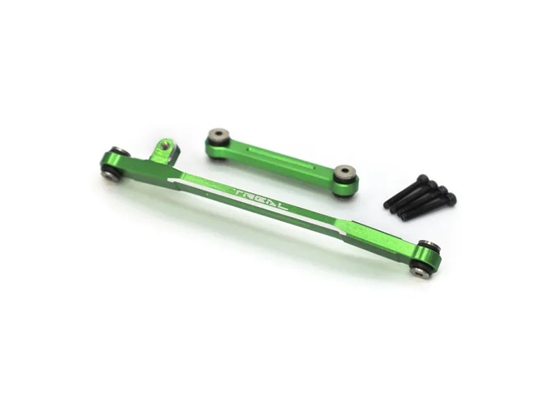 Treal Hobby SCX24 Aluminum 7075 Steering Links Set v2 (Green) X002RQJXKT