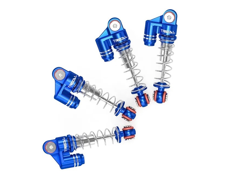 Treal Hobby Aluminium Shocks Threaded 32mm SCX24 (4) Blue X0036IC1ZL