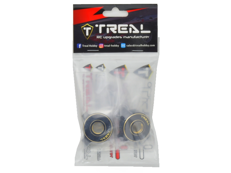 Treal Hobby Brass Front Steering Blocks Knuckles(2) Heavy Weight 90g/pc for Element RC Enduro Utron SE IFS2 X003Z1GIXZ