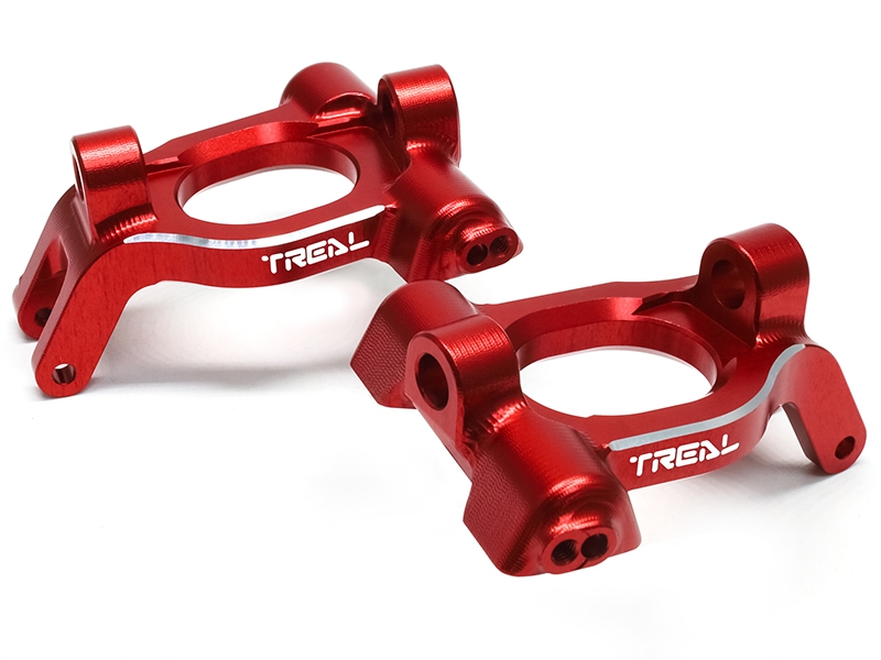 Treal Hobby Aluminum 7075 Front C-Hubs (2) for Arrma 1/8 MOJAVE 4X4 4S ...