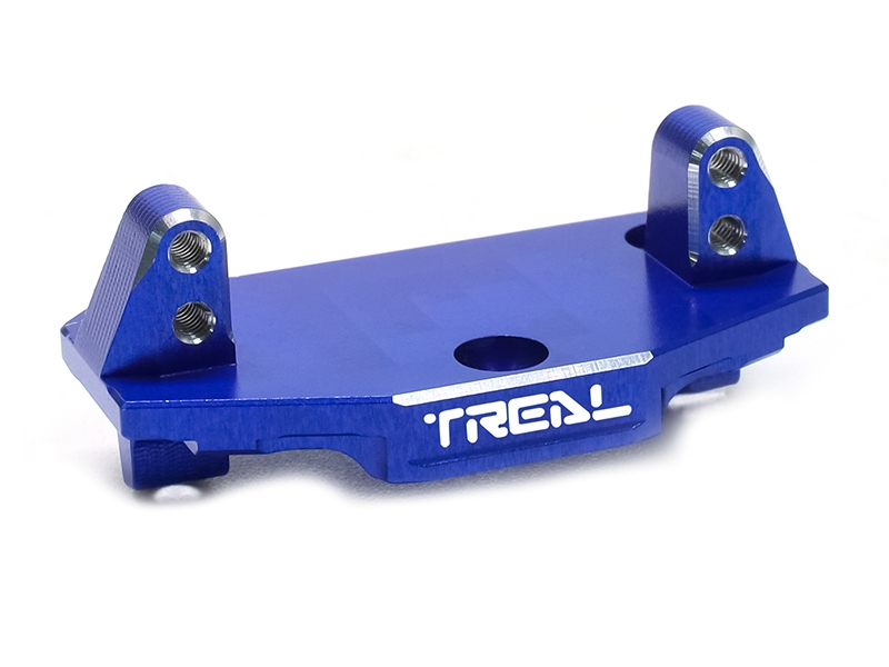 Treal Hobby Aluminum 7075 Servo Mount Steering Servo Mounting Plate CNC machined for 1/18 Mini LMT Monster (Blue) X00430LGX9