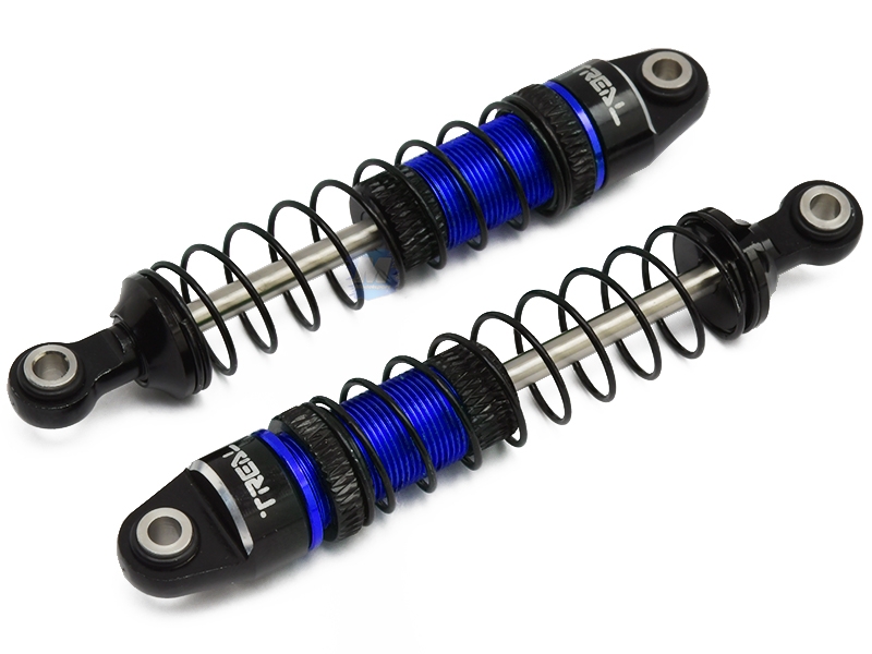 Treal Hobby TRX4M Shocks 59mm Oil-Filled Threaded Dampers (Blue) X004CQY2HL