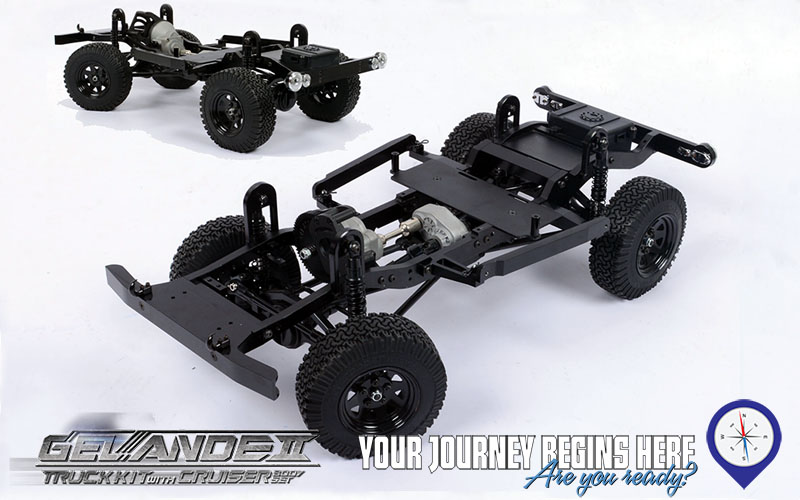 RC4WD Gelande II Truck Kit w/Cruiser Body Set Z-K0051