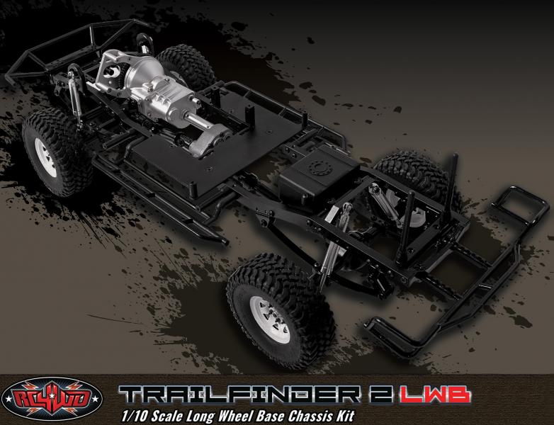 RC4WD ZK0059 Trail Finder 2 Truck Kit LWB 1/10 Scale Long Wheel Base Chassis Kit Z-K0059