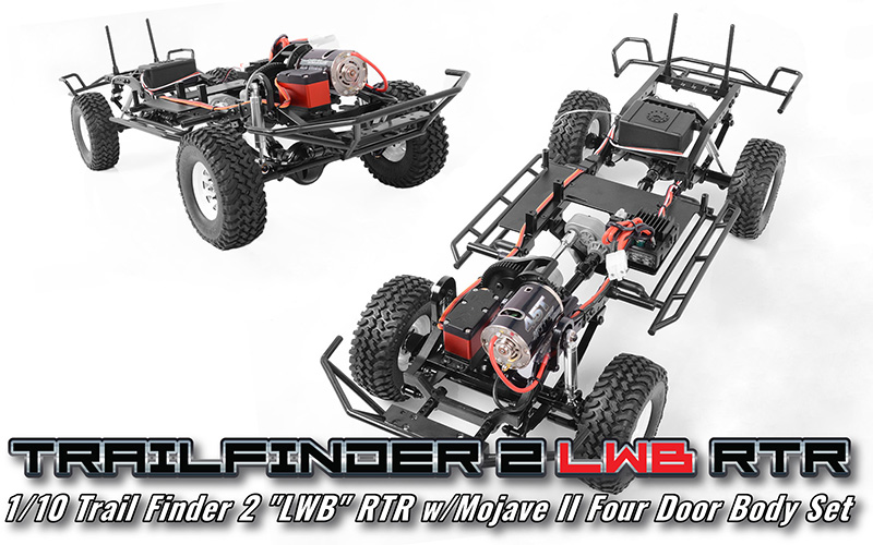 RC4WD ZRTR0030 Trail Finder 2 LWB RTR w/Mojave II Four Door Body Set Z-RTR0030