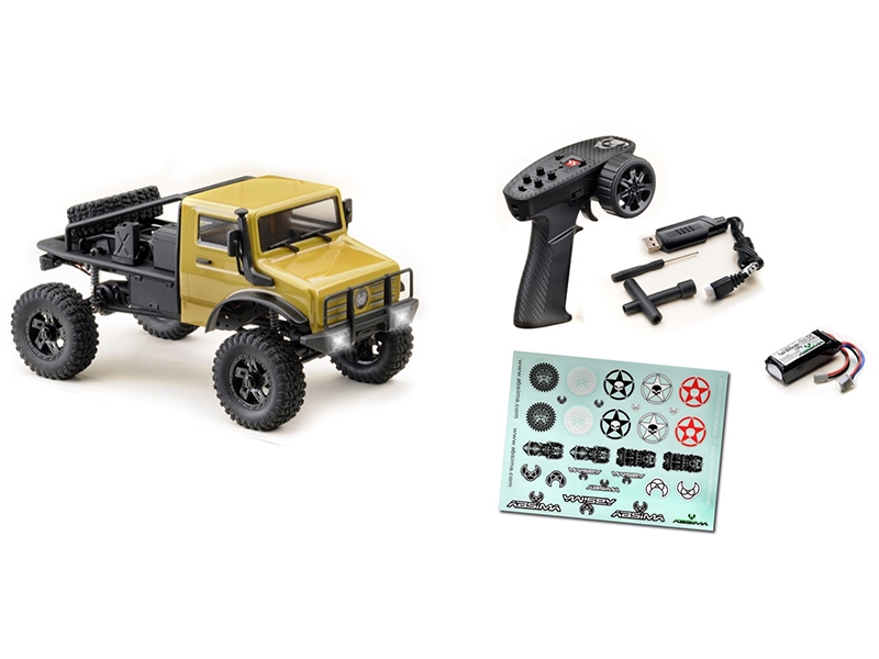 Absima 1:18 Micro Pro Crawler Trail Hunter RTR - Bright Sand (Ex-Display) 18031-EX1