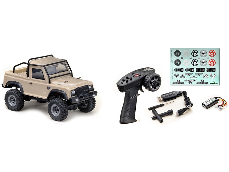 Absima 1:24 RTR Micro Crawler Defender - Beige 10021