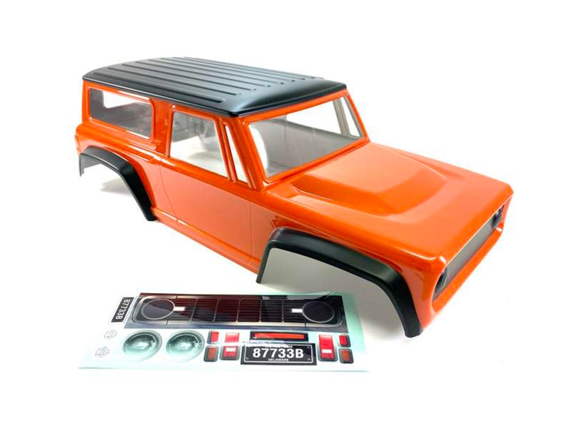 Absima CR3.4 Crawler Pre-Assembled Chassis with Bronco Style Shell - Orange 12014-ORANGE