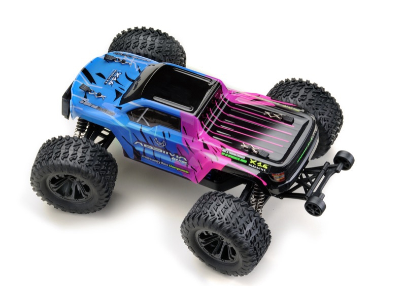 Absima 1:16 Monster Truck Mini AMT 4WD RTR - Pink/Blue 16007