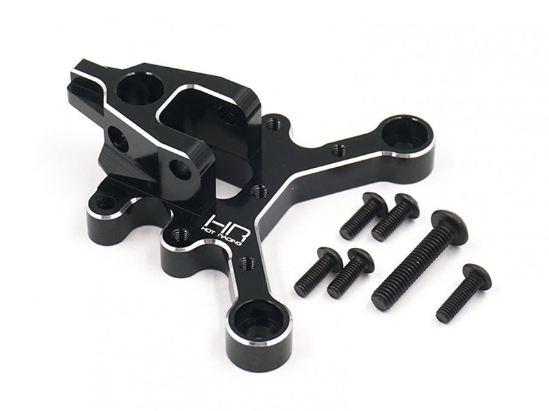 Hot Racing Aluminium Centre Brace Front Mount Set (Black) for 1/8 Arrma ...