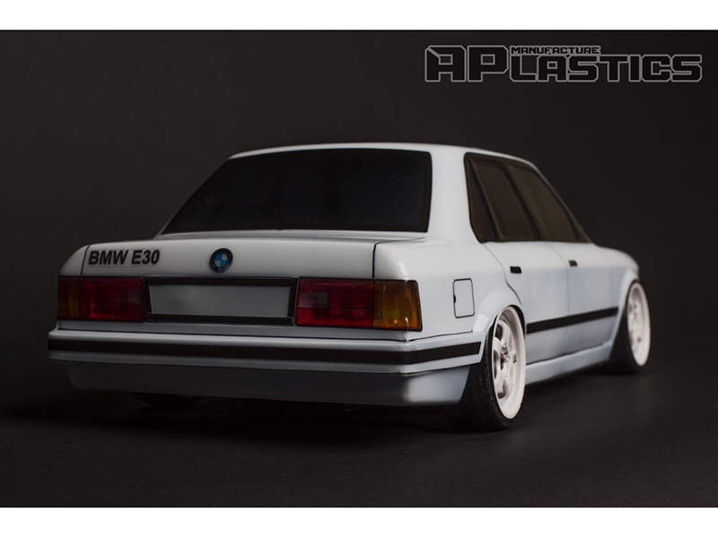 APlastics BMW E30 Sedan Clear Bodyshell E30S