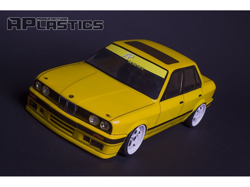 APlastics BMW E30 Sedan Clear Bodyshell E30S