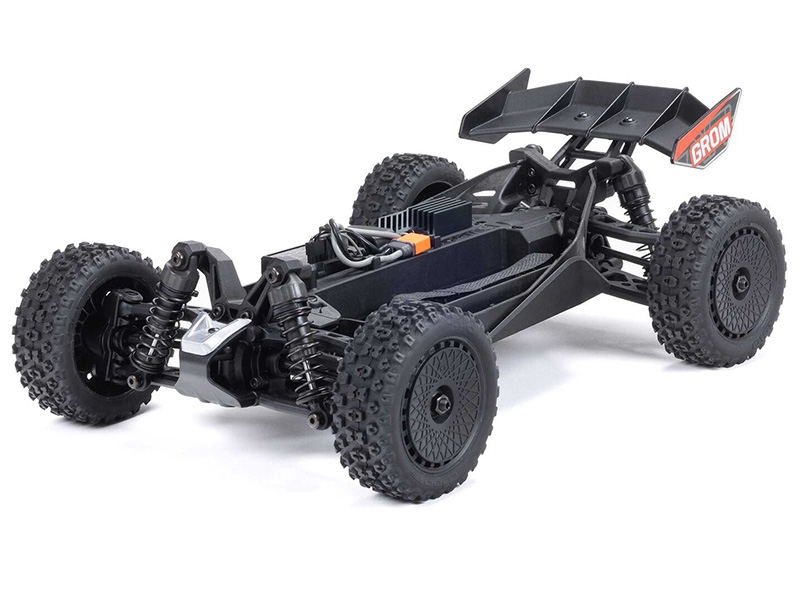 Arrma 1/18 TYPHON GROM MEGA 380 Brushed 4x4 Buggy RTR - Blue/Silver C-ARA2106T1