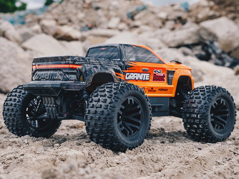 Arrma 1/10 GRANITE 4X2 BOOST MEGA 550 Brushed Monster Truck RTR - Orange C-ARA4102V4T1