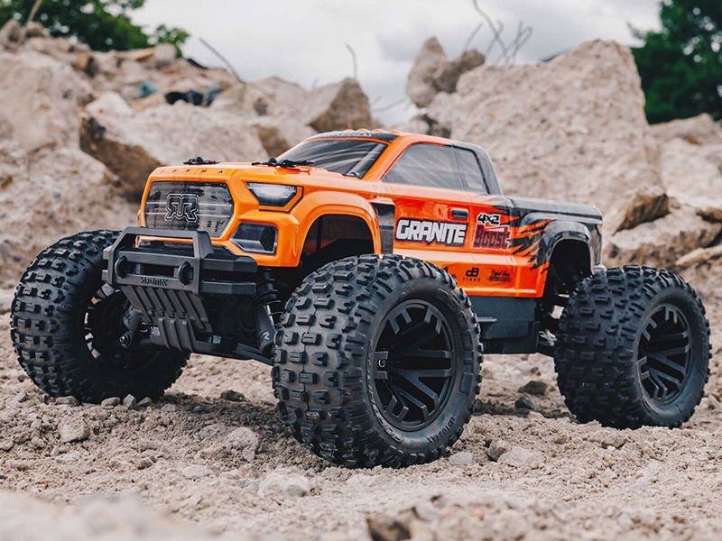 Arrma 1/10 GRANITE 4X2 BOOST MEGA 550 Brushed Monster Truck RTR - Orange C-ARA4102V4T1