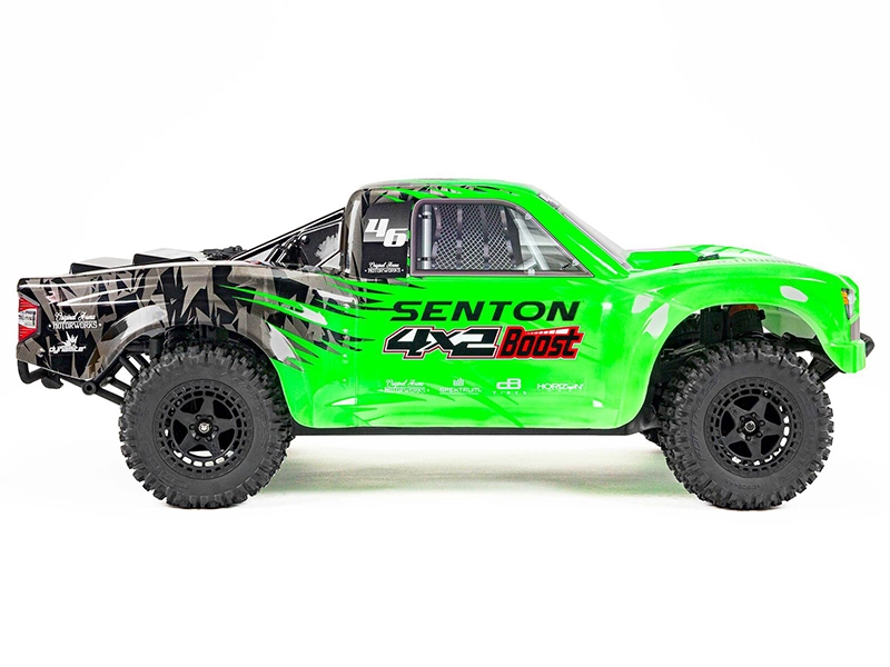 Arrma 1/10 SENTON 4X2 BOOST MEGA 550 Brushed Monster Truck RTR with Battery and Charger - Green C-ARA4103SV4T1