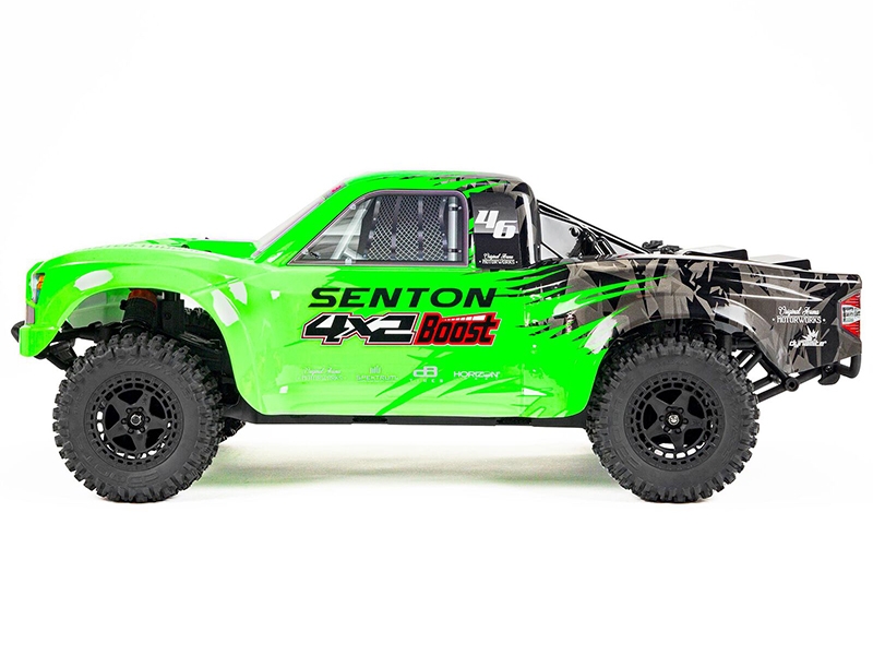 Arrma 1/10 SENTON 4X2 BOOST MEGA 550 Brushed Monster Truck RTR with Battery and Charger - Green C-ARA4103SV4T1