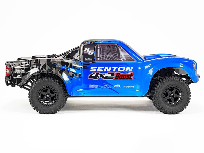 Arrma 1/10 SENTON 4X2 BOOST MEGA 550 Brushed Monster Truck RTR with Battery and Charger  - Blue C-ARA4103SV4T2