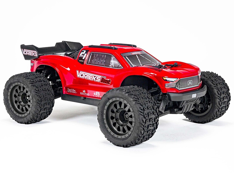 Arrma 1/10 VORTEKS 4X2 BOOST MEGA 550 Brushed Stadium Truck RTR with Battery and Charger - Red C-ARA4105SV4T1