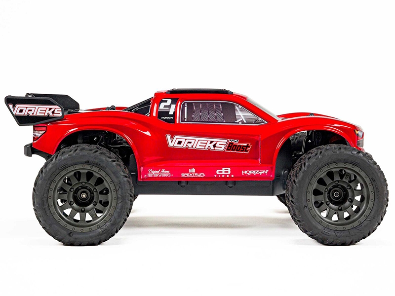 Arrma 1/10 VORTEKS 4X2 BOOST MEGA 550 Brushed Stadium Truck RTR - Red C-ARA4105V4T1