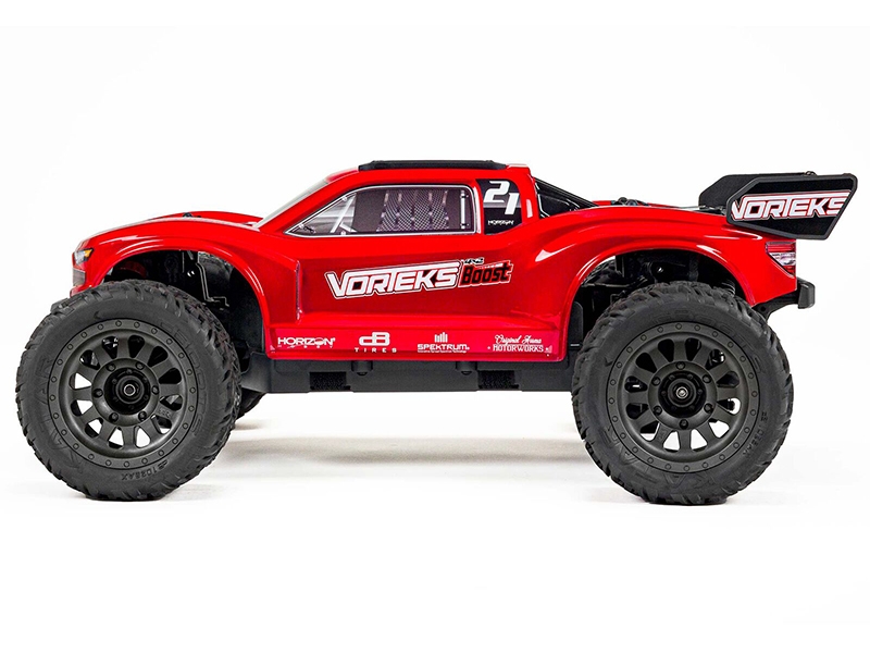 Arrma 1/10 VORTEKS 4X2 BOOST MEGA 550 Brushed Stadium Truck RTR - Red C-ARA4105V4T1