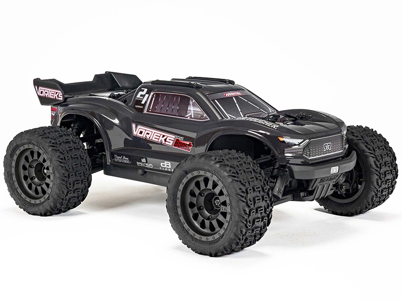 Arrma 1/10 VORTEKS 4X2 BOOST MEGA 550 Brushed Stadium Truck RTR with Battery and Charger - Gun Metal C-ARA4105SV4T2