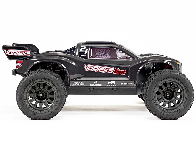 Arrma 1/10 VORTEKS 4X2 BOOST MEGA 550 Brushed Stadium Truck RTR with Battery and Charger - Gun Metal C-ARA4105SV4T2