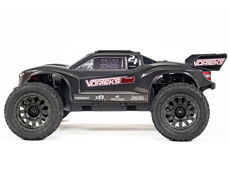 Arrma 1/10 VORTEKS 4X2 BOOST MEGA 550 Brushed Stadium Truck RTR with Battery and Charger - Gun Metal C-ARA4105SV4T2