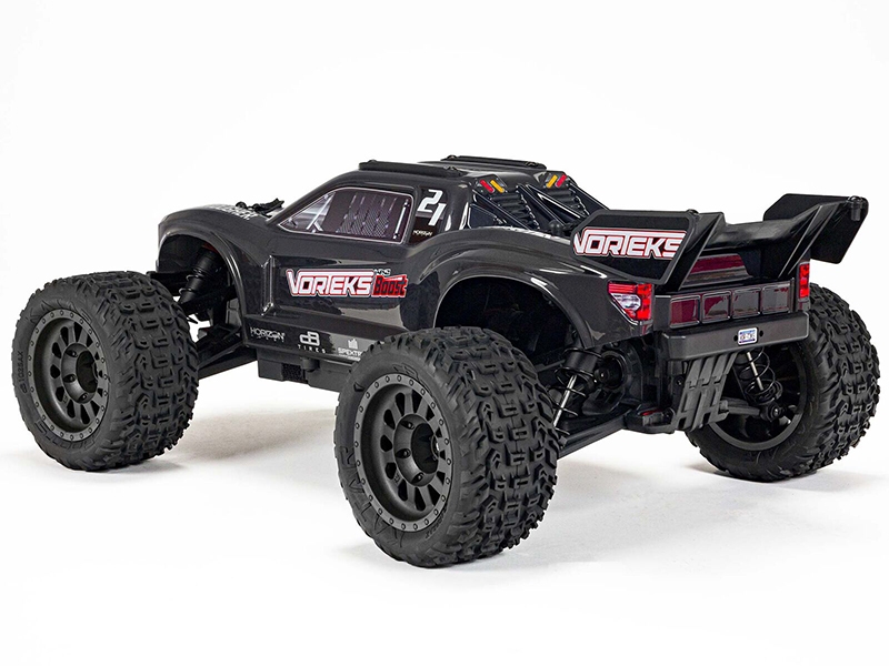 Arrma 1/10 VORTEKS 4X2 BOOST MEGA 550 Brushed Stadium Truck RTR with Battery and Charger - Gun Metal C-ARA4105SV4T2