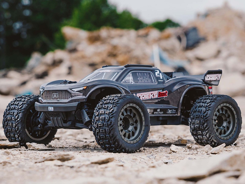 Arrma 1/10 VORTEKS 4X2 BOOST MEGA 550 Brushed Stadium Truck RTR with Battery and Charger - Gun Metal C-ARA4105SV4T2